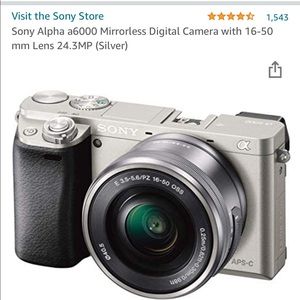 Sony a6000 mirrorless camera